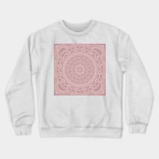 Mandala - Powder Pink Crewneck Sweatshirt